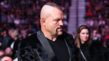 January 18, 2020; Las Vegas, Nevada, USA; Former MMA competitor Chuck Liddell in attendance during UFC 246 at T-Mobile Arena. Mandatory Credit: Mark J. Rebilas-USA TODAY Sports