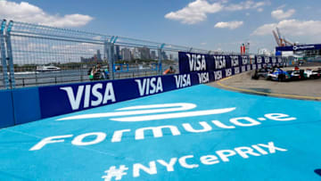 NEW YORK, NY - JULY 16: Antonio Felix da Costa (PRT), Amlin Andretti, Spark-Andretti, ATEC-02 during the New York City ePrix, tenth round of the 2016/17 FIA Formula E Series on July 16, 2017 in Brooklyn, New York City, NY, USA. (Photo by Alastair Staley/LAT Images)