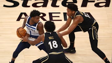Anthony Edwards of the Minnesota Timberwolves. (Photo by Kevin C. Cox/Getty Images)