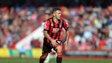 BOURNEMOUTH, ENGLAND - OCTOBER 22: Jack Wilshere of Bournemouth during the Premier League match between AFC Bournemouth and Tottenham Hotspur at Vitality Stadium on October 22, 2016 in Bournemouth, England. (Photo by Catherine Ivill - AMA/Getty Images)