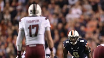 South Carolina Gamecocks during a game at Jordan Hare Stadium. (Photo by Stacy Revere/Getty Images)