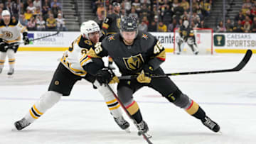 Jonas Rondbjerg for the Golden Knights. (Photo by Ethan Miller/Getty Images)