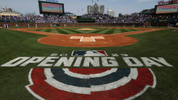 CHICAGO, ILLINOIS - MARCH 30: A general view of Wrigley Field prior to the game between the Chicago Cubs and the Milwaukee Brewers on March 30, 2023 in Chicago, Illinois. (Photo by Michael Reaves/Getty Images)