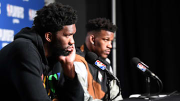 Joel Embiid, Jimmy Butler | Philadelphia 76ers (Photo by Ron Turenne/NBAE via Getty Images)