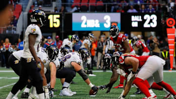Atlanta Falcons defense (Photo by Kevin C. Cox/Getty Images)