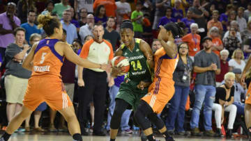 TEMPE, AZ - SEPTEMBER 6: Jewell Loyd