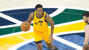 Utah Jazz guard Trent Forrest (Russell Isabella-USA TODAY Sports)