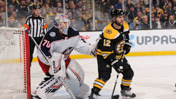 BOSTON, MA - MARCH 19: Joonas Korpisalo