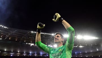 Real Madrid, Thibaut Courtois (Photo by JAVIER SORIANO/AFP via Getty Images)