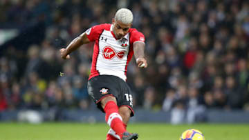 WEST BROMWICH, ENGLAND - FEBRUARY 03: Mario Lemina of Southampton scores his sides first goal during the Premier League match between West Bromwich Albion and Southampton at The Hawthorns on February 3, 2018 in West Bromwich, England. (Photo by Lynne Cameron/Getty Images)