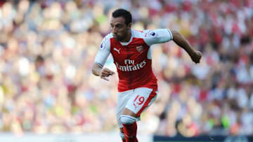 LONDON, ENGLAND - AUGUST 14: Santi Cazorla of Arsenal during the Premier League match between Arsenal and Liverpool at Emirates Stadium on August 14, 2016 in London, England. (Photo by Stuart MacFarlane/Arsenal FC via Getty Images)