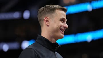Duke basketball head coach Jon Scheyer (Kelley L Cox-USA TODAY Sports)