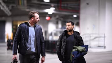 Brooklyn Nets Sean Marks Trajan Langdon. (Photo by Matteo Marchi/Getty Images)