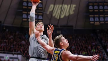 WEST LAFAYETTE, IN - JANUARY 25: Isaac Haas