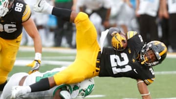 IOWA CITY, IOWA- SEPTEMBER 16: Running back Ivory Kelly-Martin