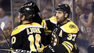 BOSTON, MA - SEPTEMBER 25: Patrice Bergeron
