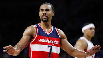 Apr 8, 2016; Auburn Hills, MI, USA; Washington Wizards guard Ramon Sessions (7) during the second quarter against the Detroit Pistons at The Palace of Auburn Hills. Pistons win 112-99. Mandatory Credit: Raj Mehta-USA TODAY Sports