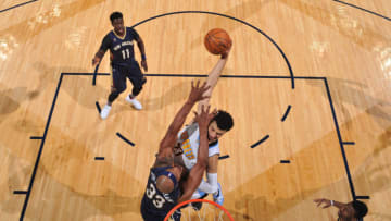 DENVER, CO - APRIL 7: Jamal Murray (Photo by Garrett Ellwood/NBAE via Getty Images)