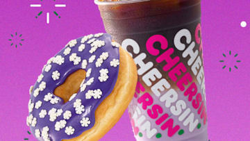 New Sugarplum Macchiato Dances into Dunkin’ This Holiday Season. Image courtesy Dunkin