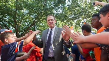 Gus Malzahn and the Tigers turn their attention to LSU after their Week 2 win. (Photo by Michael Chang/Getty Images)