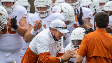 Tom Herman, Texas Football Mandatory Credit: Ricardo B. Brazziell-USA TODAY NETWORK