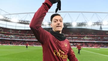 LONDON, ENGLAND - NOVEMBER 11: Arsenal's Mesut Ozil before the Premier League match between Arsenal FC and Wolverhampton Wanderers at Emirates Stadium on November 11, 2018 in London, United Kingdom. (Photo by Stuart MacFarlane/Arsenal FC via Getty Images)
