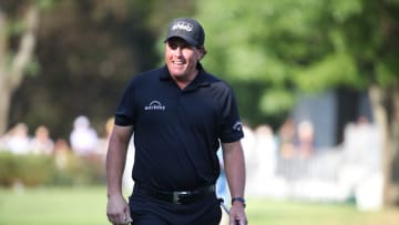 MEXICO CITY, MEXICO - MARCH 04: Phil Mickelson walks to the 17th tee during the final round of World Golf Championships-Mexico Championship at Club De Golf Chapultepec on March 4, 2018 in Mexico City, Mexico. (Photo by Gregory Shamus/Getty Images)
