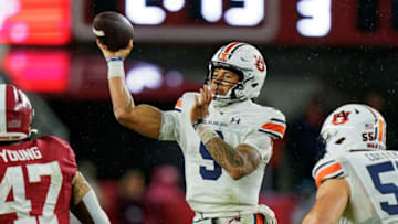Late Kick's Josh Pate projects Robby Ashford to get the nod as QB1 in 2023, though he expects Auburn football to only improve marginally in the standings Mandatory Credit: Marvin Gentry-USA TODAY Sports