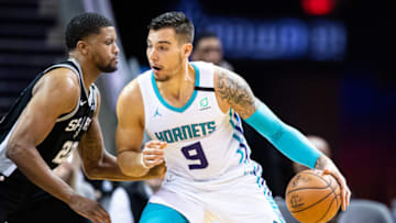 Charlotte Hornets Willy Hernangomez. (Photo by Jacob Kupferman/Getty Images)