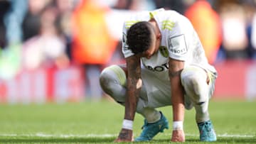 Raphinha of Leeds United (Photo by Robbie Jay Barratt - AMA/Getty Images)