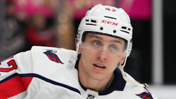 Martin Fehervary, Washington Capitals Mandatory Credit: Stephen R. Sylvanie-USA TODAY Sports