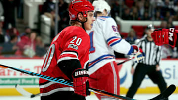 RALEIGH, NC - NOVEMBER 22: Sebastian Aho