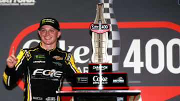 DAYTONA BEACH, FLORIDA - JULY 07: Justin Haley, driver of the #77 Fraternal Order of Eagles Chevrolet (Photo by Sean Gardner/Getty Images)