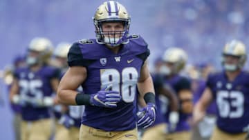 SEATTLE, WA - SEPTEMBER 09: Tight end Drew Sample (Photo by Otto Greule Jr/Getty Images)