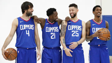 PLAYA VISTA, CA - SEPTEMBER 25: (L-R) Milos Teodosic (Photo by Josh Lefkowitz/Getty Images)
