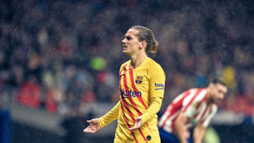 Antoine Griezmann during La Liga match between Club Atletico de Madrid and FC Barcelona at Wanda Metropolitano on December 1, 2019 in Madrid, Spain . (Photo by Rubén de la Fuente Pérez/NurPhoto via Getty Images)