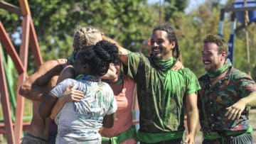 "The Tables Have Turned" - Oscar "Ozzy" Lusth and Zeke Smith on the fourth episode of SURVIVOR: Game Changers, airing Wednesday, March 22 (8:00-9:00 PM, ET/PT) on the CBS Television Network. Photo: Jeffrey Neira/CBS Entertainment ÃÂ©2017 CBS Broadcasting, Inc. All Rights Reserved.