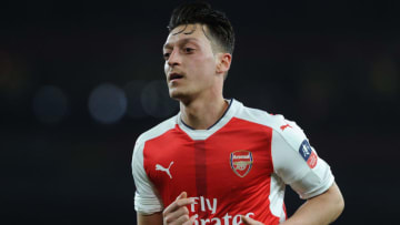 LONDON, ENGLAND - MARCH 11: Mesut Ozil of Arsenal during the match between Arsenal and Lincoln City at Emirates Stadium on March 11, 2017 in London, England. (Photo by David Price/Arsenal FC via Getty Images)