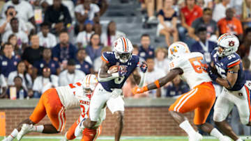 Week 1 leading receiver for Auburn football, Ja'Varrius Johnson, was named the starter in the slot for the Tigers' Week 2 matchup against San Jose State (Photo by Michael Chang/Getty Images)