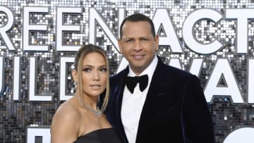 LOS ANGELES, CALIFORNIA - JANUARY 19: (L-R) Jennifer Lopez and Alex Rodriguez attend the 26th Annual Screen Actors Guild Awards at The Shrine Auditorium on January 19, 2020 in Los Angeles, California. (Photo by Frazer Harrison/Getty Images)