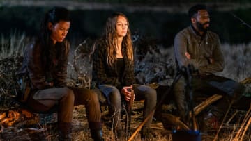 Luciana (Danay Garcia), Alicia Clark (Alycia Debnam-Carey) and Victor Strand (Colman Domingo) in Fear The Walking Dead season 4 Episode 8Photo by Richard Foreman Jr/AMC