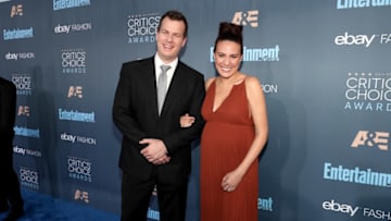 SANTA MONICA, CA - DECEMBER 11: Producers Jonathan Nolan (L) and Lisa Joy attend The 22nd Annual Critics' Choice Awards at Barker Hangar on December 11, 2016 in Santa Monica, California. (Photo by Christopher Polk/Getty Images for The Critics' Choice Awards )