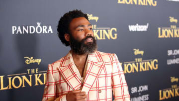 HOLLYWOOD, CALIFORNIA - JULY 09: Donald Glover attends the World Premiere of Disney's "THE LION KING" at the Dolby Theatre on July 09, 2019 in Hollywood, California. (Photo by Jesse Grant/Getty Images for Disney)