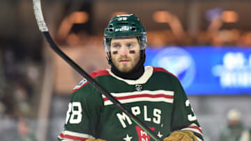 Ryan Hartman and the Minnesota Wild head to Boston on Thursday for the Wild's first road game since Dec. 20(Jeffrey Becker-USA TODAY Sports)