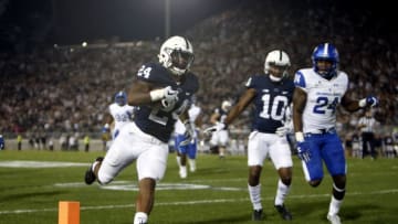 STATE COLLEGE, PA - SEPTEMBER 16: Miles Sanders