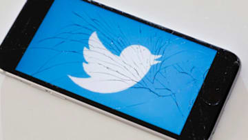 Berlin, Germany - March 05: The logo of Twitter is displayed on a smartphone with splintered glass on March 05, 2018 in Berlin, Germany. (Photo llustration by Thomas Trutschel/Photothek via Getty Images)