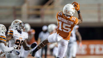 Marcus Washington, Texas Football Mandatory Credit: Ricardo B. Brazziell/American-Statesman via USA TODAY NETWORK