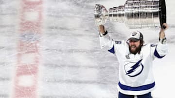 Nikita Kucherov #86 of the Tampa Bay Lightning. (Photo by Bruce Bennett/Getty Images)