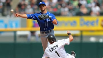 Kansas City Royals second baseman Whit Merrifield (15) - Credit: Dennis Wierzbicki-USA TODAY Sports