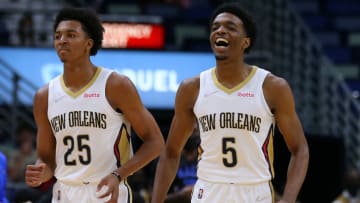Herbert Jones #5 of the New Orleans Pelicans (Photo by Jonathan Bachman/Getty Images)